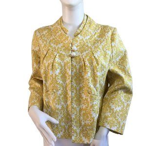 Vintage Swing Jacket Two Button Closure Ladies Size Large
